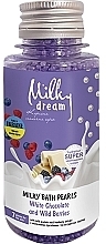 Бісер для ванн "Білий шоколад і лісові ягоди" - Milky Dream — фото N1