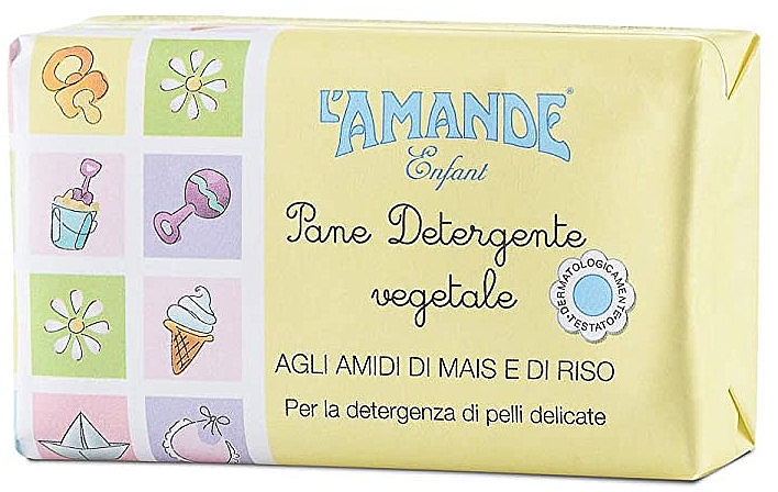Детское мыло - L'Amande Enfant Pan Detergente Vegetale — фото N1
