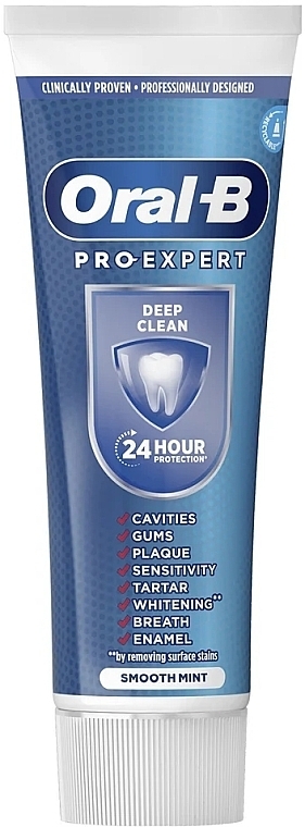 Зубна паста глибоко очищувальна - Oral-B Pro-Expert Deep Cleaning Toothpaste Smooth Mint — фото N1