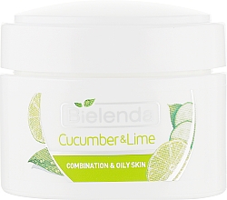 Крем для обличчя - Bielenda Bouquet Nature Cucumber & Lime Moisturizing Mattifying Cream — фото N2