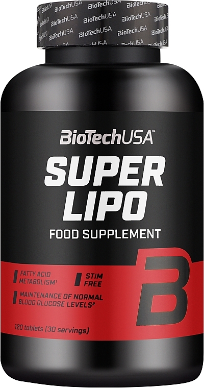 Харчова добавка "Для схуднення" - BiotechUSA Super Lipo — фото N1