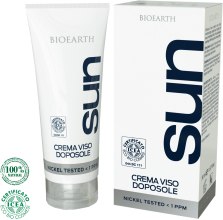 Парфумерія, косметика Крем для обличчя, після засмаги - Bioearth Sun Crema Viso Doposole