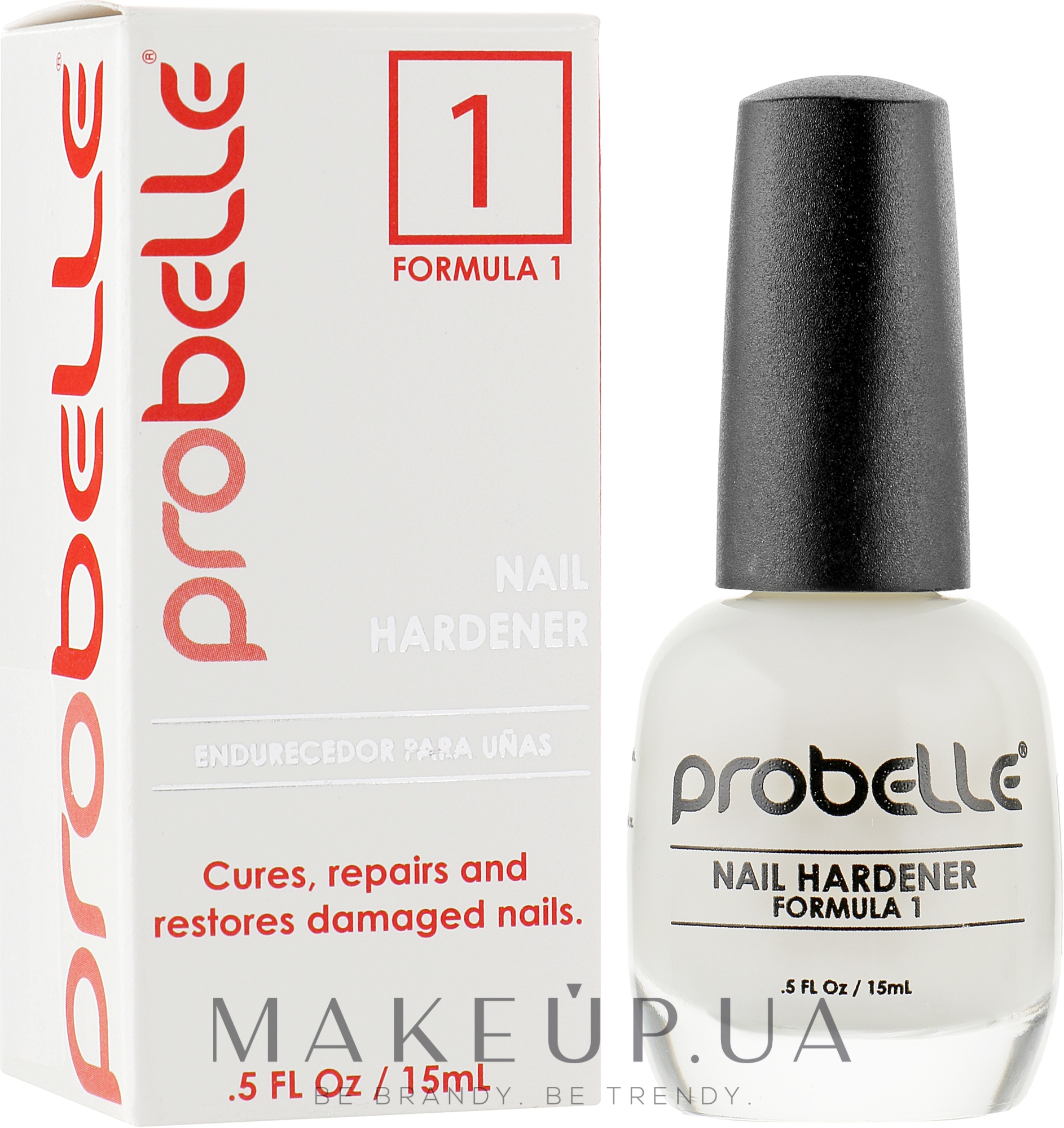 Средство для лечения и восстановления поврежденных ногтей - Probelle Touch N'Grow Nail Hardener (Formula 1) — фото 15ml