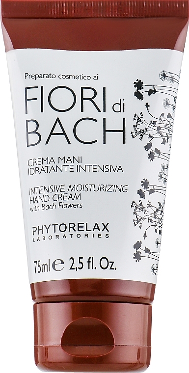 УЦІНКА Крем для рук зволожуючий FLORI DI BACH Energizing PhL - Phytorelax Laboratories Fiori Di Bach Intensive Moisturizing Hand Cream * — фото N1