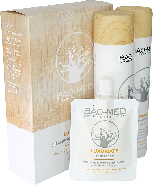 Набір - Bao-Med Luxuriate (shm/250ml + cond/250ml + mask/30ml)  — фото N1