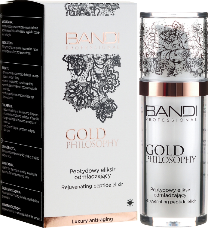 Омолаживающий пептидный эликсир - Bandi Professional Gold Philosophy Rejuvenating Peptide Elixir — фото N1