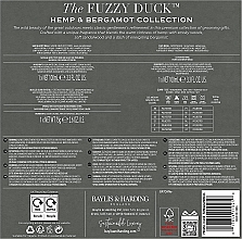 Набор, 4 продукта - Baylis & Harding The Fuzzy Duck Men's Hemp & Bergamot Luxury Gown Set — фото N3