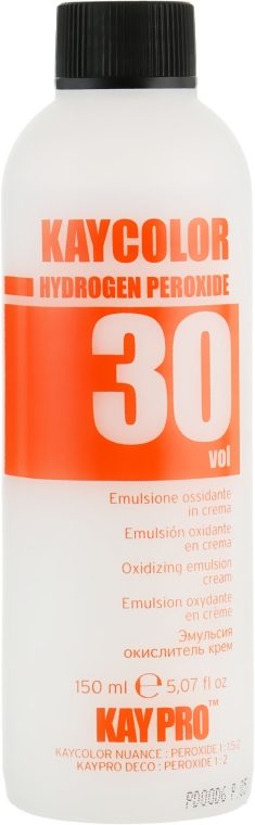 Окислювач 30VOL - KayColor Hydrogen Peroxide — фото N1