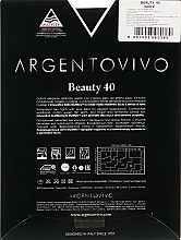 Колготки "Beauty" 40 DEN, nero - Argentovivo  — фото N2