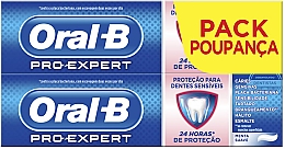 Парфумерія, косметика Набір зубних паст  - Oral-B Pro-Expert Sensitive & Gentle Whitening Toothpaste (tpaste/2x75ml)