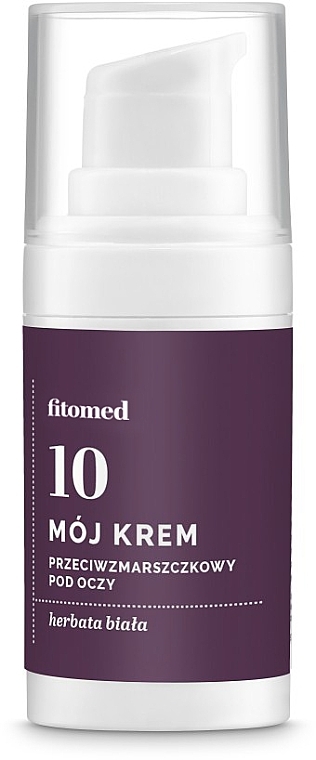 Крем для век против морщин "Белый чай" - Fitomed My Eye Cream №10 Anti-Wrinkle White Tea