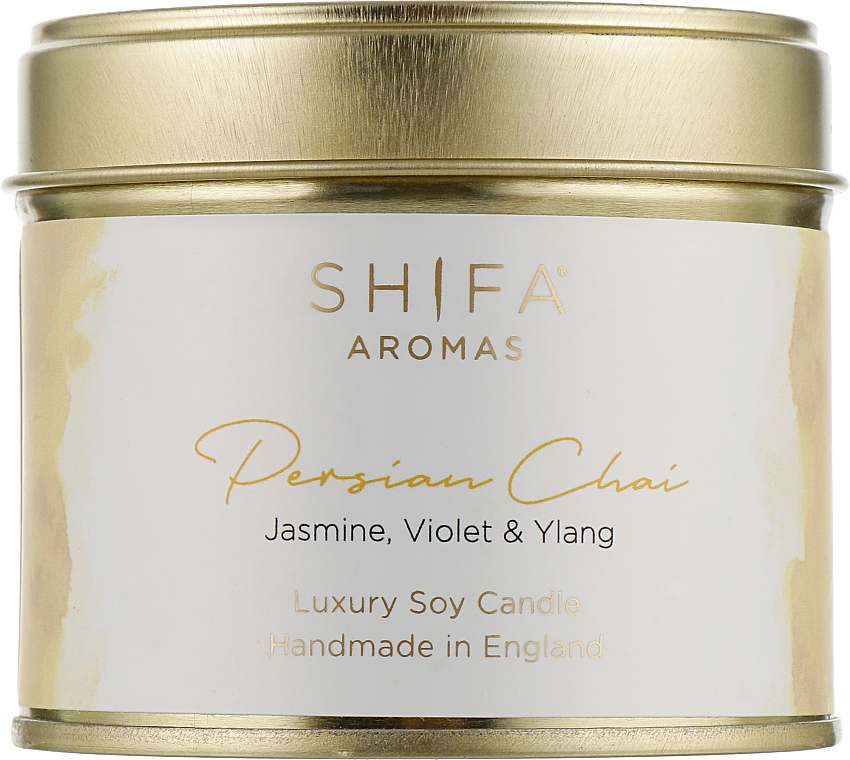 Свеча в жестяной баночке - Shifa Aromas Candle Tins Persian Chai