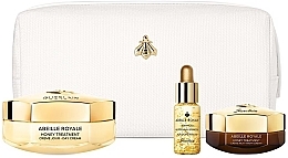 Парфумерія, косметика УЦІНКА Набір - Guerlain Abeille Royale Honey Treatment Age-Defying Programme (f/oil/15ml + f/day/cr/50ml + f/night/cr/15ml + bag) *