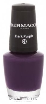 Лак для ногтей - Dermacol Nail Polish Mini Autumn Collection — фото 01 - Dark Purple