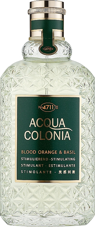 Maurer & Wirtz 4711 Acqua Colonia Blood Orange & Basil - Одеколон