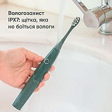 Электрическая зубная щетка Oclean Air 2T Green, футляр, настенное крепление - Oclean Air 2T Electric Toothbrush Green — фото N11