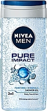Духи, Парфюмерия, косметика Гель для душа - NIVEA MEN PURE IMPACT Shower Gel