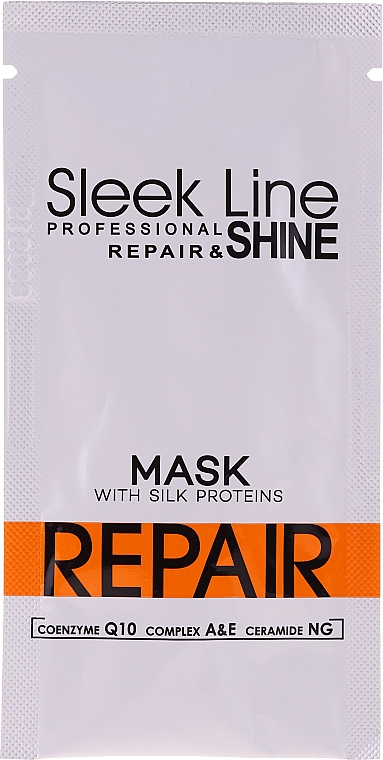 Маска для поврежденных волос - Stapiz Sleek Line Repair Mask (пробник) — фото N1