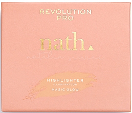 Хайлайтер для обличчя - Revolution Pro Nath Collection Highlighter Magic Glow — фото N3