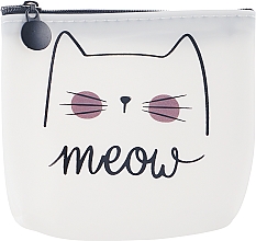 Парфумерія, косметика Силіконовий гаманець на застібці "Meow" - Cosmo Shop