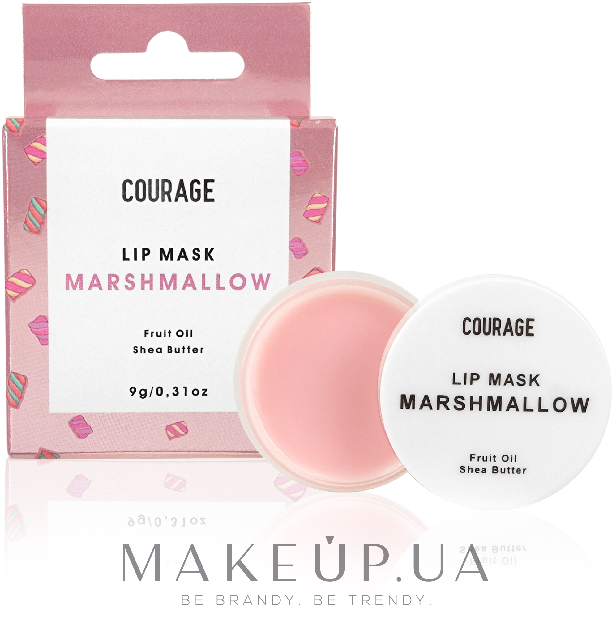 Маска-бальзам для губ "Marshmallow" - Courage Lip Mask — фото 9g