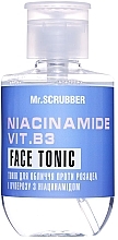 Тоник для лица против розацеа и купероза с ниацинамидом - Mr.Scrubber Face ID. Niacinamide Vit. B3 Face Tonic — фото N1