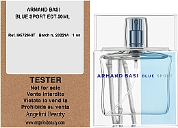 Armand Basi Blue Sport - Туалетная вода (тестер с крышечкой) — фото N2