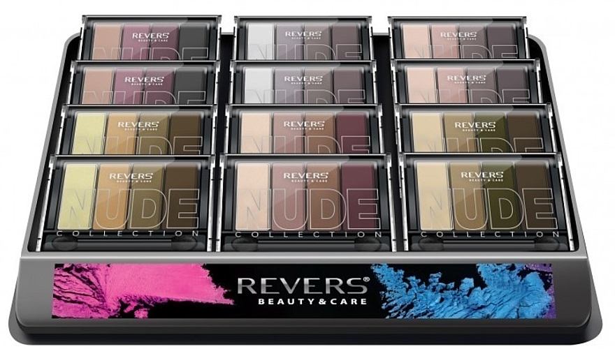 Набор теней для век - Revers Galant Nude Collection Set 1 M (12x6g) — фото N1