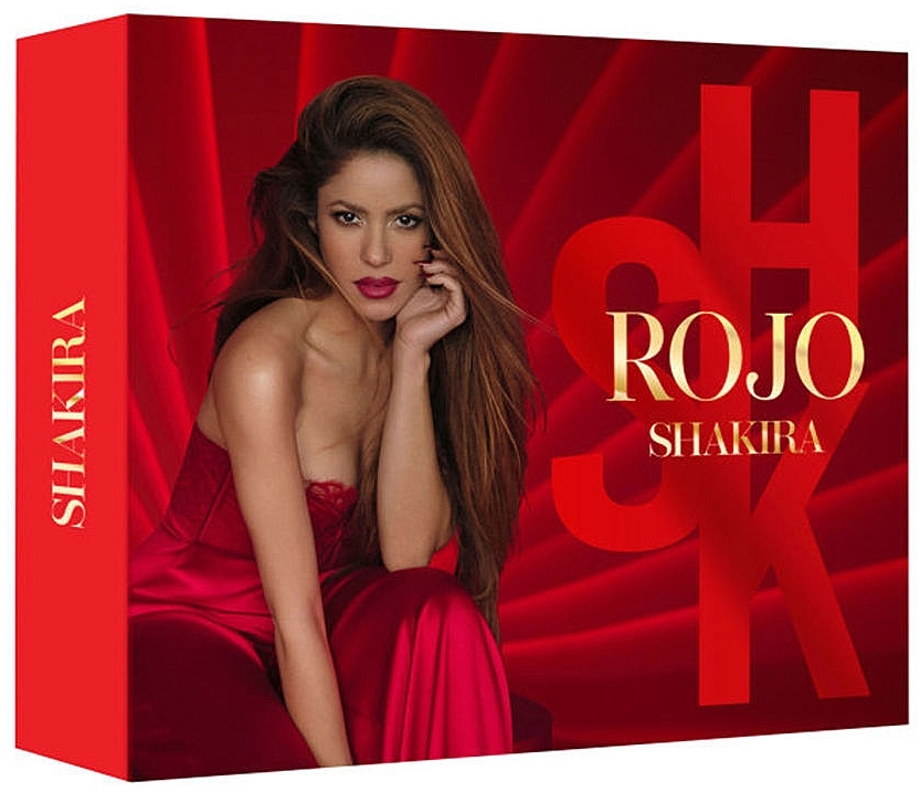 Shakira Rojo - Набір (edp/50ml + b/lot/75ml) — фото N3
