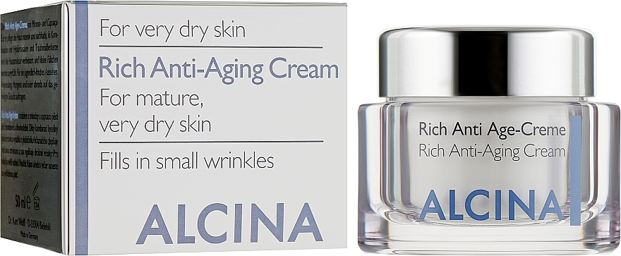 УЦЕНКА Питательный антивозрастной крем для лица - Alcina T Rich Anti Age-Creme * — фото N3