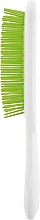 Щітка для волосся, біла з зеленим - Janeke Superbrush — фото N2