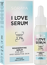 Восстанавливающая сыворотка для сухой и чувствительной кожи - Soraya I Love Serum — фото N2
