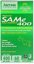 Парфумерія, косметика Харчові добавки у таблеткам - Jarrow Formulas SAM-e 400 (S-Adenosyl-L-Methionine) 400 mg