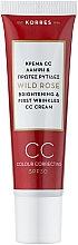 Парфумерія, косметика CC крем з SPF 30 - Korres Wild Rose Color Correcting Cream