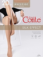 Духи, Парфюмерия, косметика Колготки "Prestige. Silk Effect" 20 Den, natural - Conte