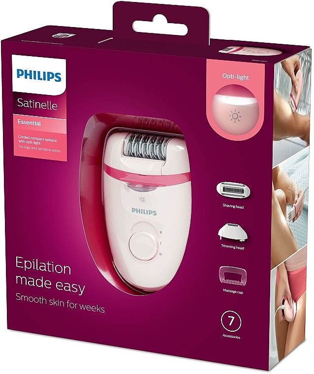 Эпилятор - Philips Satinelle Essential BRE285/00 — фото N2