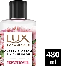 Гель для душу "Цвіт вишні та ніацинамід" - Lux Botanicals Cherry Blossom & Niacinamide Shower Gel — фото N3