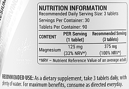 Пищевая добавка "Магний органический " - DY Nutrition Magnesium Organic — фото N2