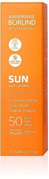 Солнцезащитный крем SPF50 - Annemarie Borlind Sun Anti Aging Sun Cream SPF 50 — фото N2