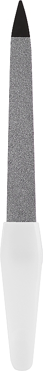 Пилочка для ногтей двусторонняя сапфирная, 12,5 см, 1018, белая - Donegal — фото N1