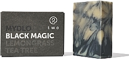 Твердое мыло с ароматом лемонграсса и чайного дерева - Two Cosmetics Black Magic Solid Soap — фото N1