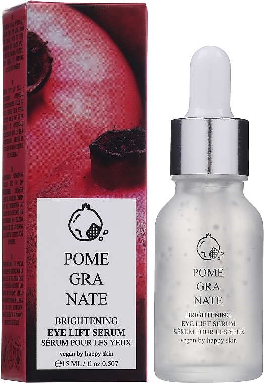 Набор - Vegan By Happy Skin Pomegranate Brightening Eye Lift Serum (eye/ser/3x15ml) — фото N1