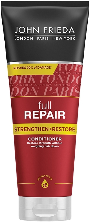 Укрепляющий восстанавливающий кондиционер для волос - John Frieda Full Repair Strengthen & Restore Conditioner — фото N1