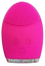 Парфумерія, косметика Силіконова електрична щітка для очищення обличчя, темно-рожева - Palsar7 Facial Cleansing Silicone Rechargeable Massage Brush
