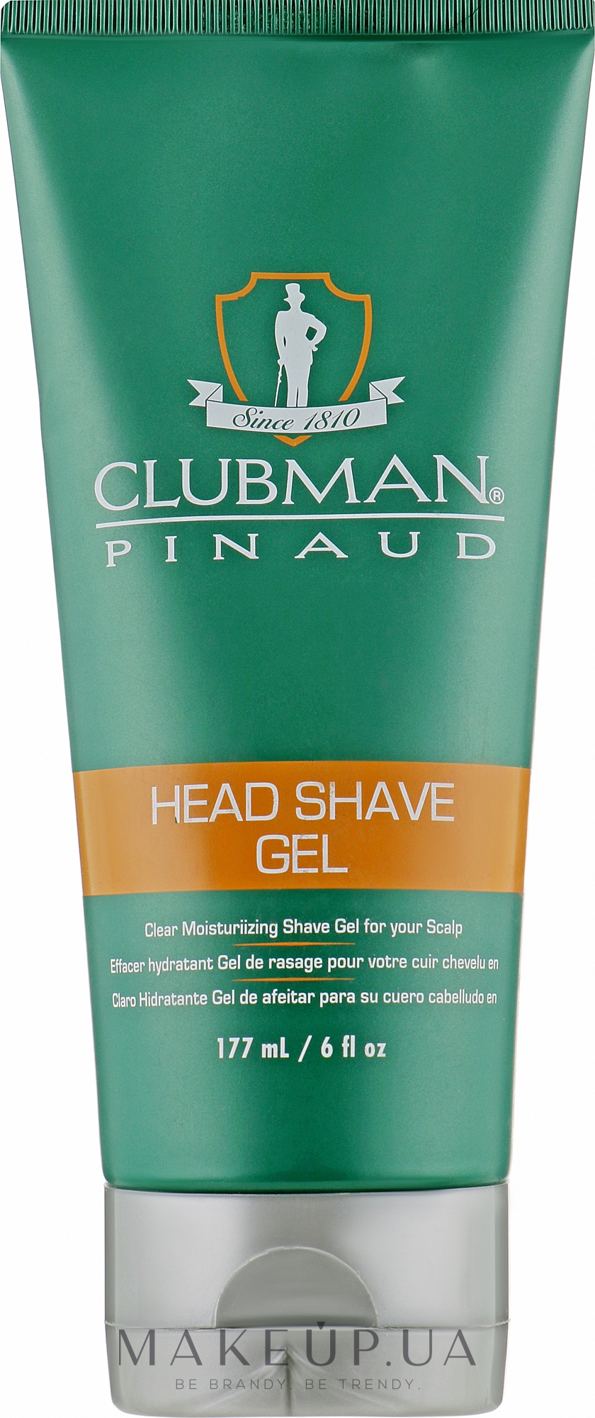 Зволожувальний гель для гоіння - Clubman Pinaud Head Shave Gel — фото 177ml