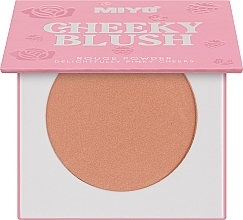 Румяна - Miyo Cheeky Blush Rouge Powder Delightfully Pinky Cheeks — фото N1
