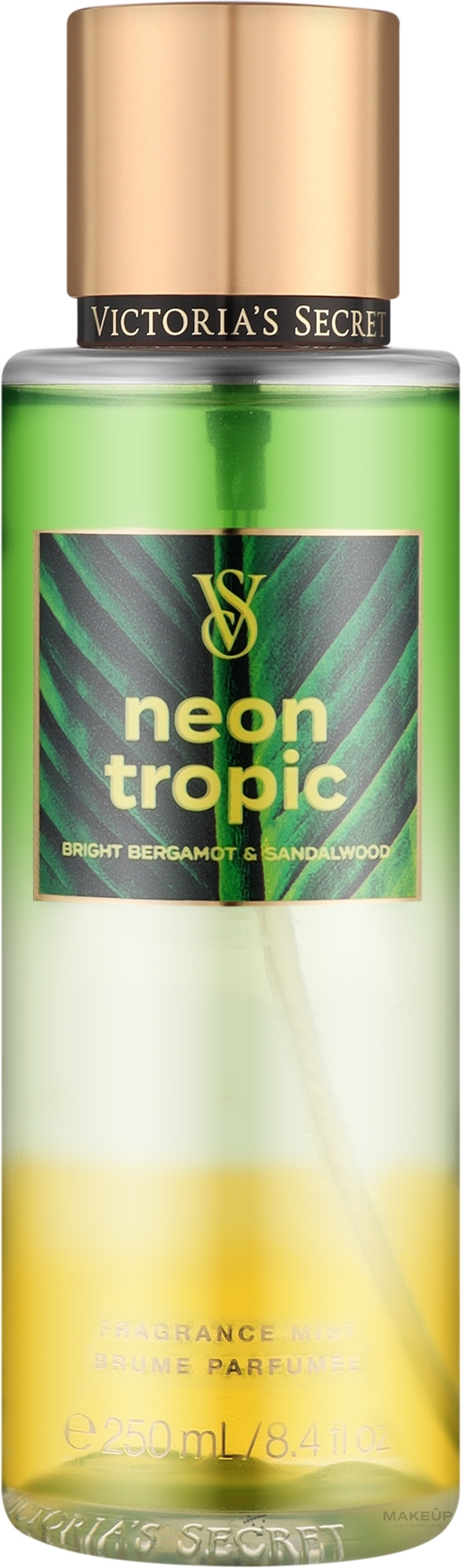 Парфюмированный спрей для тела - Victoria's Secret Midnight Heatwave Neon Tropic Fragrance Mist — фото 250ml