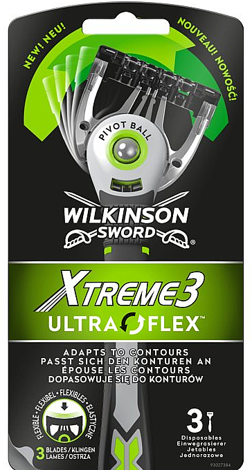 Набір одноразових станків для гоління - Wilkinson Sword Xtreme 3 UltraFlex — фото N2