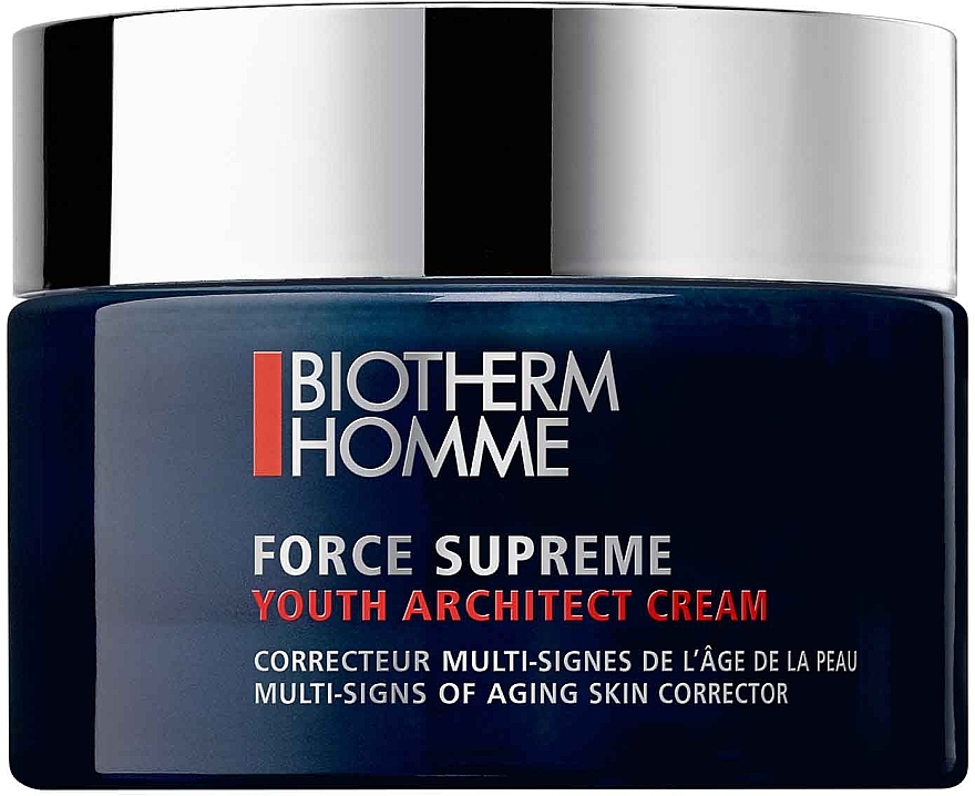Набір - Biotherm Homme Force Supreme Youth Architect (cr/50ml + shaving/foam/50ml + cl/gel/40ml) — фото N2