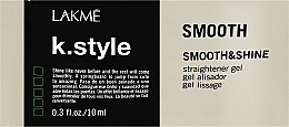 Випрямлювальний гель для укладання волосся - Lakme K.Style Smooth&Shine Straightener Gel (пробник) — фото N1